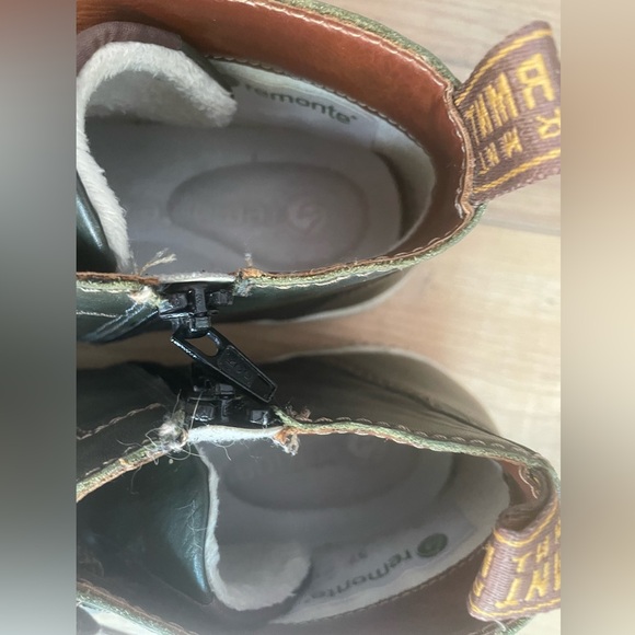 Remonte Olive and Brown Sneakers - Picture 12 of 12